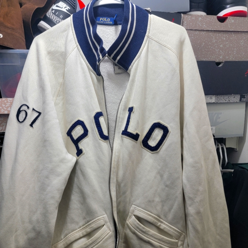 !!! Authentic Brand New Mens Polo Ralph Lauren Baseball Jacket Size XXL !!!